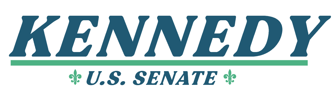 John Kennedy speaking at a campaign event for U.S. Senate.